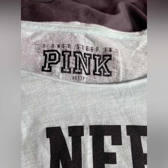 PINK Sleep Tee - Size Extra Small - Picture 3 of 3